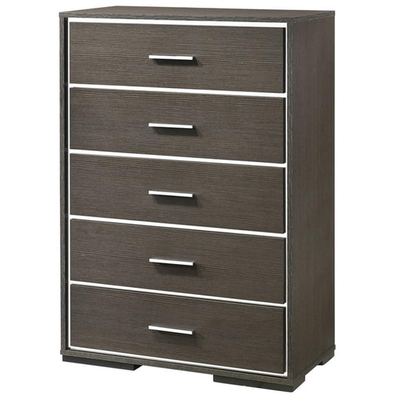 ACME Escher Chest in Gray Oak