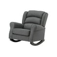 thumbnail image 1 of ACME Fabien Rocking Chair, Gray Fabric, 1 of 3