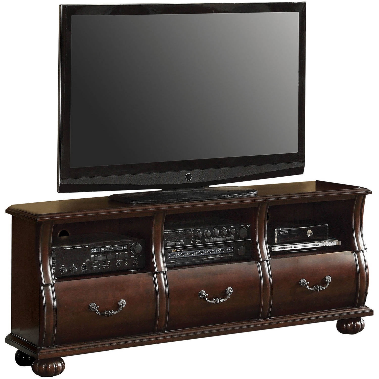ACME Faysnow Dark Cherry TV Stand for Flat Screen TVs up to 55