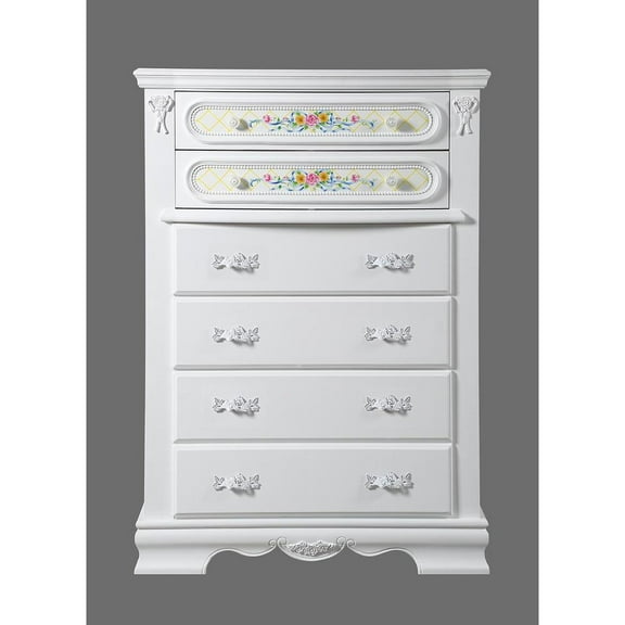 ACME Flora Chest, White Finish