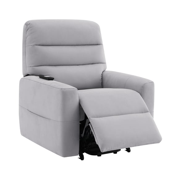 ACME Freddie Power Motion Recliner w/Lift in Gray Leather Aire