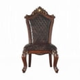 thumbnail image 1 of ACME Furniture  48 in. Picardy Side Chair, Cherry Oak & PU - Set of 2, 1 of 1