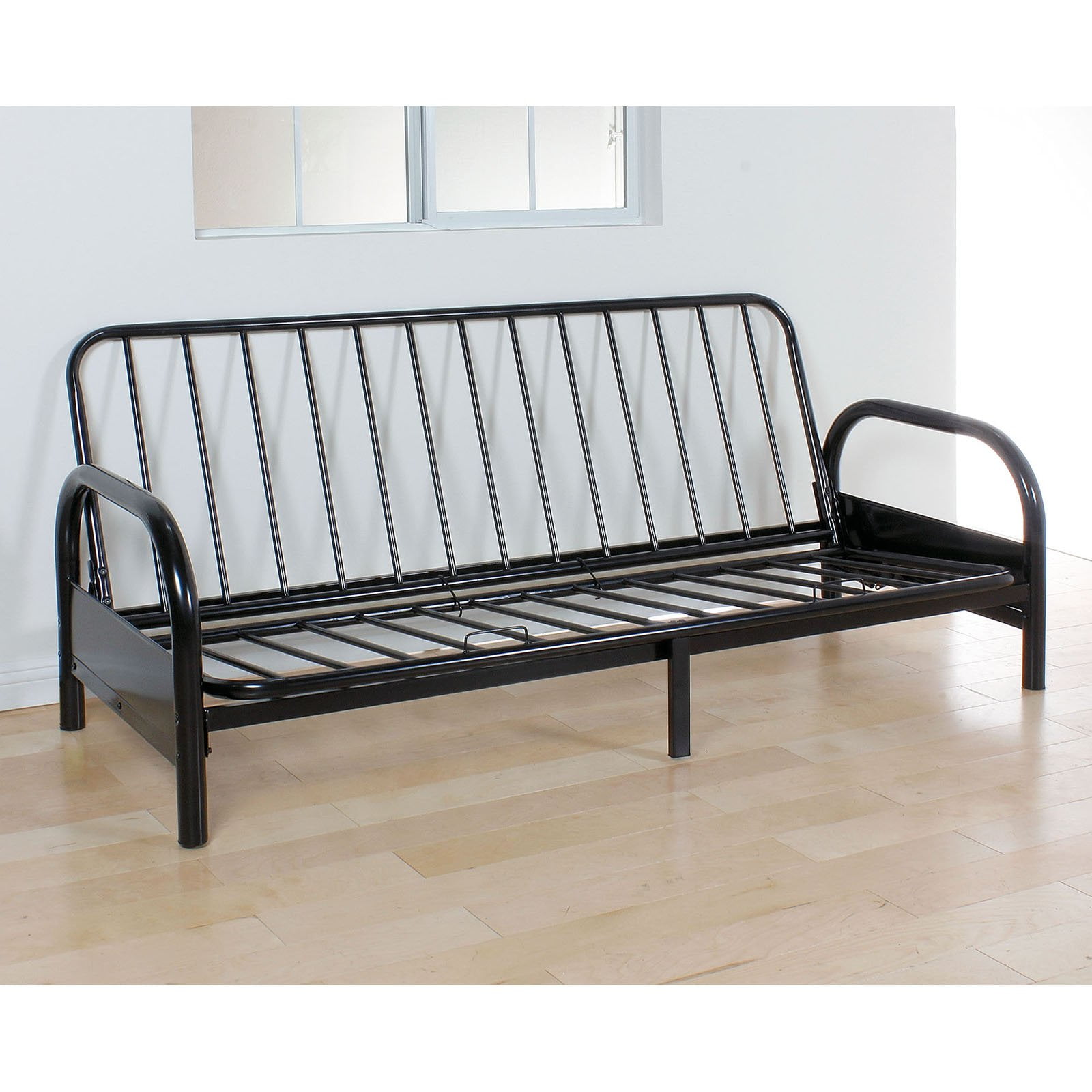 Alfonso Black Metal Adjustable Futon Frame