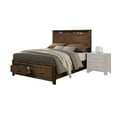 thumbnail image 1 of ACME Furniture Merrilee King Bed with Storage in Oak, 1 of 7