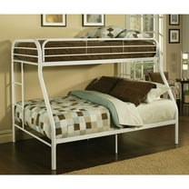 ACME Furniture Tritan Twin over Full Bunk Bed in White