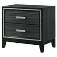 thumbnail image 1 of ACME Haiden Nightstand in Weathered Black, 1 of 7