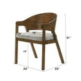 thumbnail image 1 of ACME Hoyte Arm Chair (Set-2) in Walnut, 1 of 2