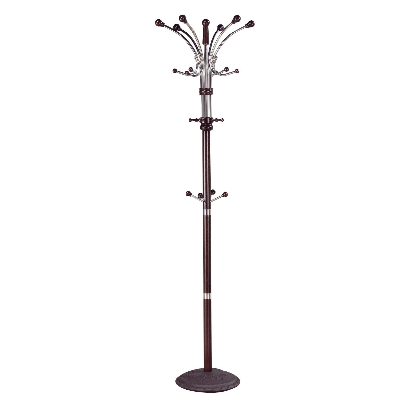 ACME Hubert Wooden Frame Coat Rack, Multiple Colors - Walmart.com