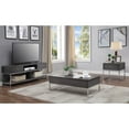 thumbnail image 1 of ACME Iban End Table in Gray Oak and Chrome, 1 of 8