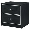 thumbnail image 1 of ACME Jabir Rectangular Accent Table in Black and Silver, 1 of 6