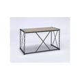 thumbnail image 1 of ACME Jodie Console Table in Rustic Oak & Black Finish, 1 of 7