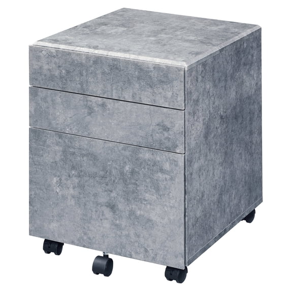 ACME Jurgen File Cabinet in Silver