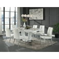 thumbnail image 1 of ACME Kamaile Dining Table, White High Gloss Finish, 1 of 10