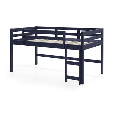 ACME Lara Twin Loft Bed in Navy Blue