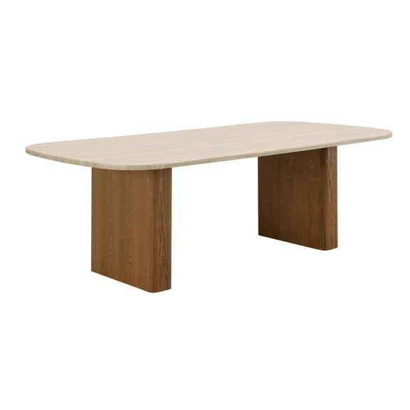 ACME Lidi Dining Table in Brown & Natural