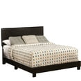 ACME Lien Panel Faux Leather Queen Bed, Espresso