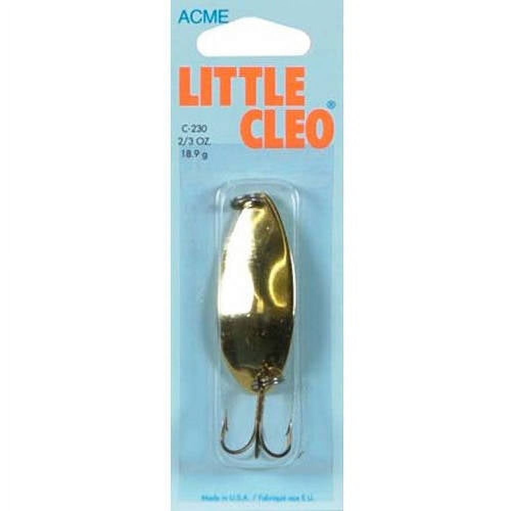 ACME Little Cleo Fishing Lure Spoon 2/3 oz. Gold Colors 