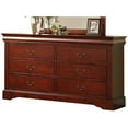 thumbnail image 1 of Acme Furniture Louis Philippe III Dresser, Cherry (19525), 1 of 2