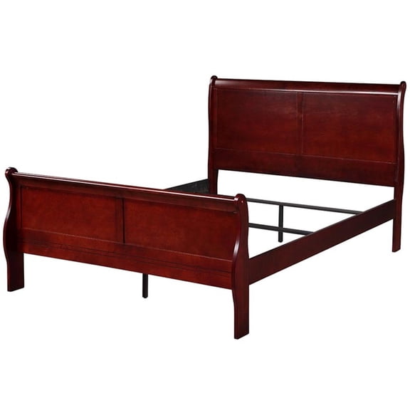 ACME Louis Philippe Twin Bed in Cherry