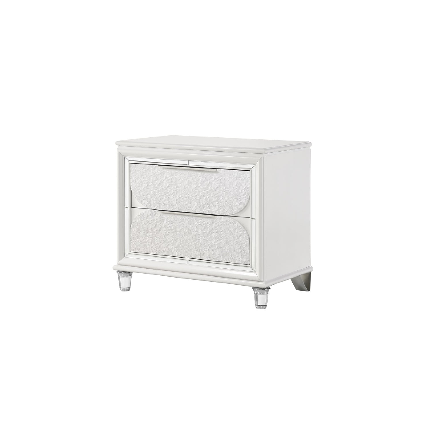 ACME Lucienne Queen Bed W/Led, Beige Velvet