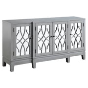 ACME Magdi Rectangular Console Table in Antique Gray