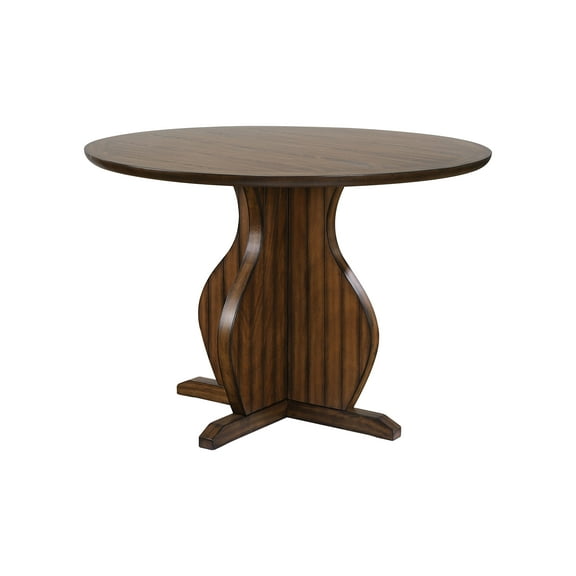 ACME Maurice Wooden Round Counter Height Dining Table in Oak
