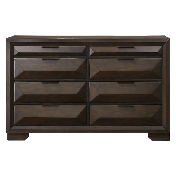 ACME Merveille 39" x 35" Brown Transitional Dresser Mirror