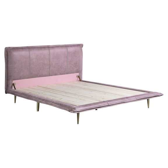ACME Metis Eastern King Bed in Pink