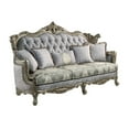 thumbnail image 1 of ACME Miliani Sofa W/5 Pillows, Fabric & Antique Bronze Finish, 1 of 5