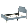 thumbnail image 1 of ACME Milla Eastern King Bed in Light Blue Velvet, 1 of 3
