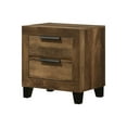 thumbnail image 1 of ACME Morales Nightstand, Rustic Oak Finish 28593, 1 of 4