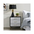 thumbnail image 1 of ACME Myles Nightstand, Black, Silver & Gold Finish AC00842, 1 of 4