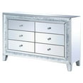 thumbnail image 1 of ACME Noralie Console Table with LED Lighting in Mirrored, 1 of 6