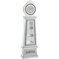 thumbnail image 1 of ACME Noralie Grandfather Clock in Mirrored & Faux Diamonds, 1 of 9