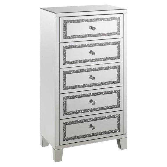 ACME Noralie Storage Cabinet in Mirrored