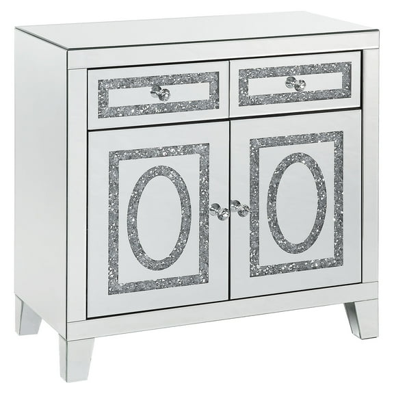 ACME Noralie Storage Cabinet with Door in Mirrored