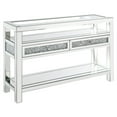 thumbnail image 1 of ACME Noralie Storage Sofa Table in Mirrored, 1 of 6