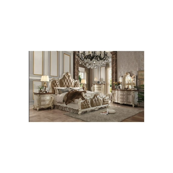 ACME Picardy Chest, Antique Pearl & Cherry Oak