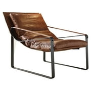 ACME Quoba Upholstery Accent Chair in Cocoa