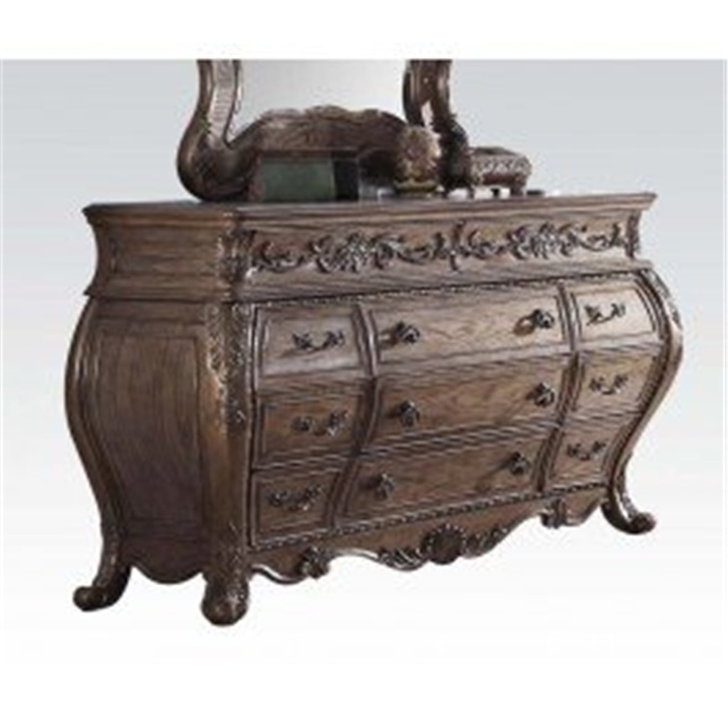 Bombay Brown 74'' Horizontal Dresser with Dovetail Drawer