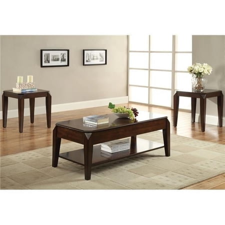 ACME Rectangular Docila Coffee Table with Lift Top - Walnut - 19 x 47 x 23 in.