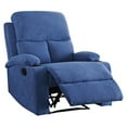 thumbnail image 1 of ACME Rosia Upholstery Motion Recliner in Blue, 1 of 6