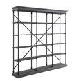 thumbnail image 1 of ACME Rukia Bookshelf, Gray & Black Finish, 1 of 3