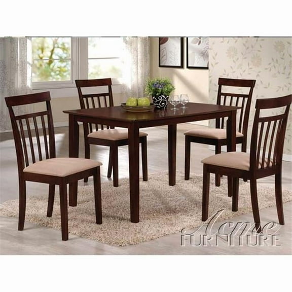 ACME Samuel 5-Piece Dining Set, Espresso