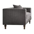 thumbnail image 1 of ACME Sidonia Chair (with 1 Pillow) in Gray Velvet, 1 of 5