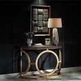 thumbnail image 1 of ACME Solara Console Table, Gold Finish, 1 of 11
