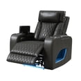 thumbnail image 1 of ACME Taddeo Power Motion Recliner in Dark Gray Synthetic Leather, 1 of 8