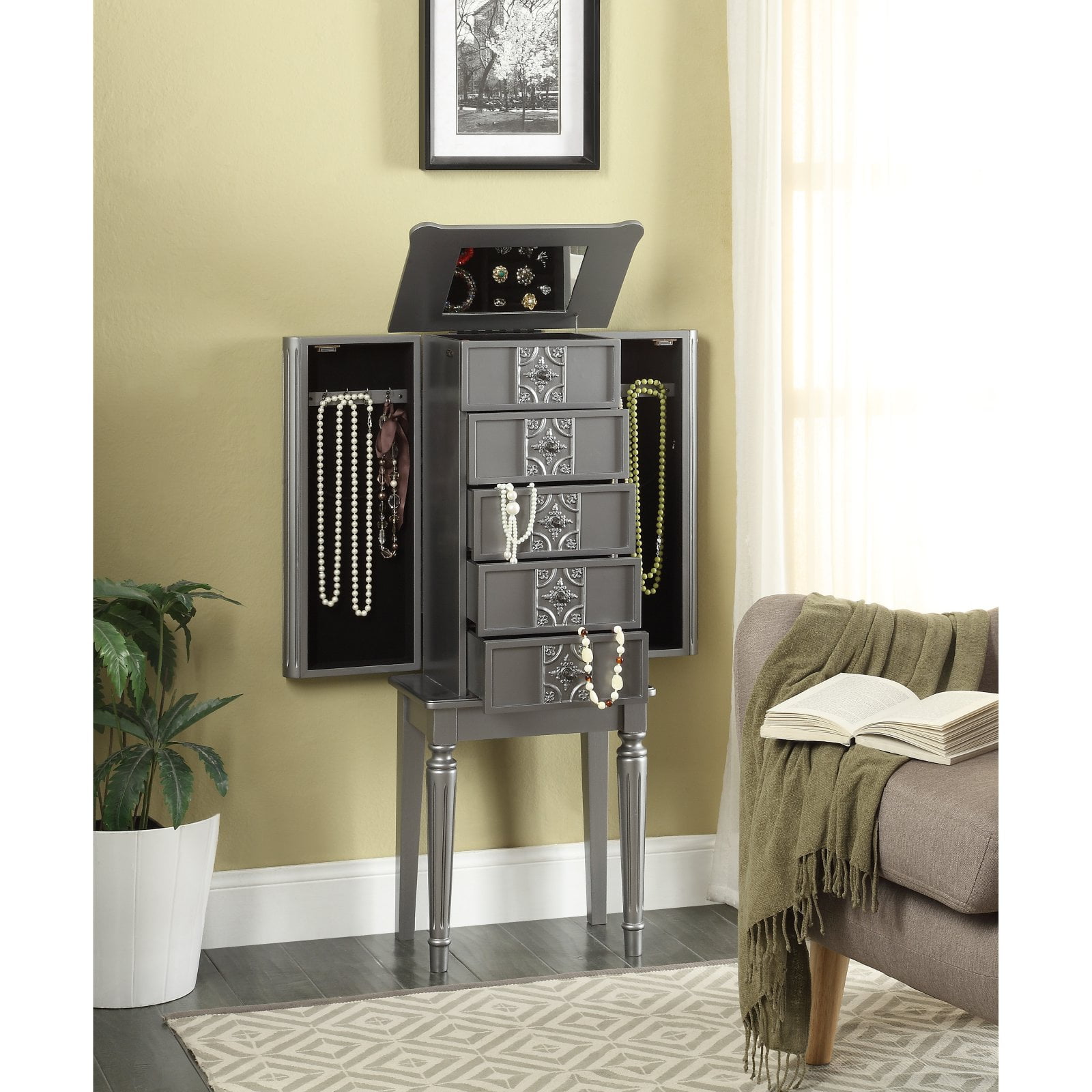 Acme jewelry armoire deals