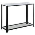 thumbnail image 1 of ACME Taurus Rectangular Sofa Table in White and Black, 1 of 5