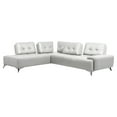 thumbnail image 1 of ACME Turano 2-Piece Upholstered Sectional Sofa in Pearl White, 1 of 4